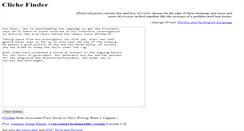 Desktop Screenshot of cliche.theinfo.org